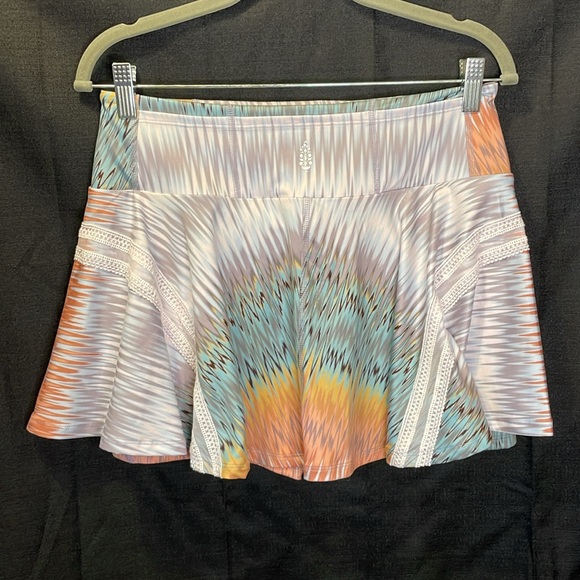 NWT FP Movement Pleats And Thank You Printed Skort - Sunspace Combo - Size Large - Picture 12 of 17